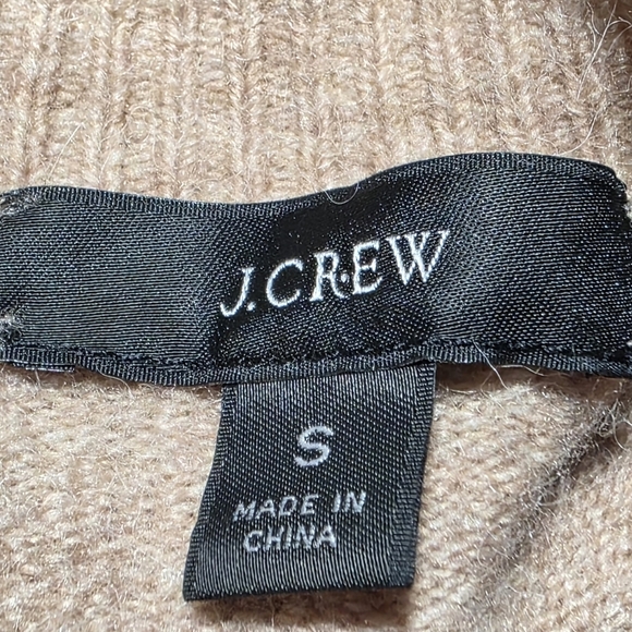 J CREW ROLLED NECK MERINO WOOL ALPACA BLEND SWEATER MOCK NECK SZ S - Picture 6 of 8